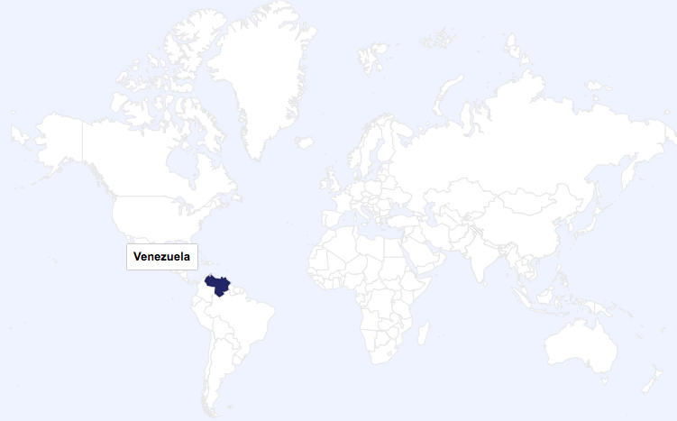 Venezuela World Map