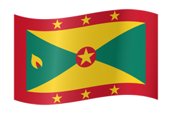 Grenada flag waving