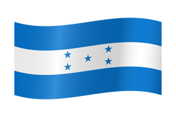Honduras flag waving