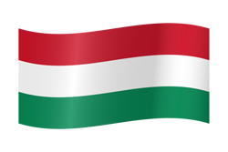 Hungary flag waving