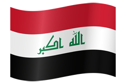 Iraq flag waving