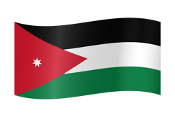 Jordan flag waving