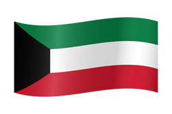 Kuwait flag waving