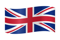 UK Flag waving